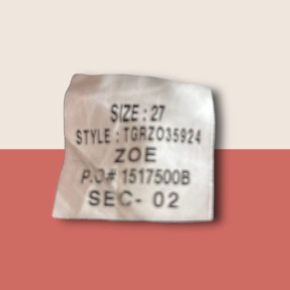 🩶 JOE'S JEANS THE BLONDIE SKINNY ANKLE GRAY HIGH RISE RAW HEM SZ 27 - Picture 8 of 10